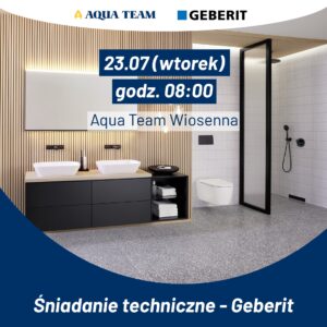 Śniadanie techniczne z Geberit w Aqua Team