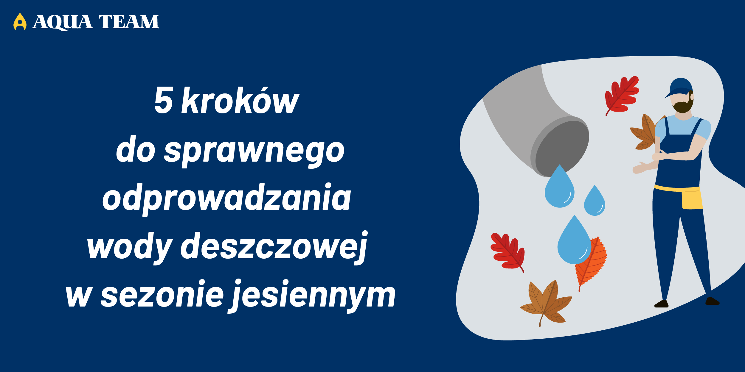 5 Kroków do sprawnego odprowadzania wody deszczowej w sezonie jesiennym