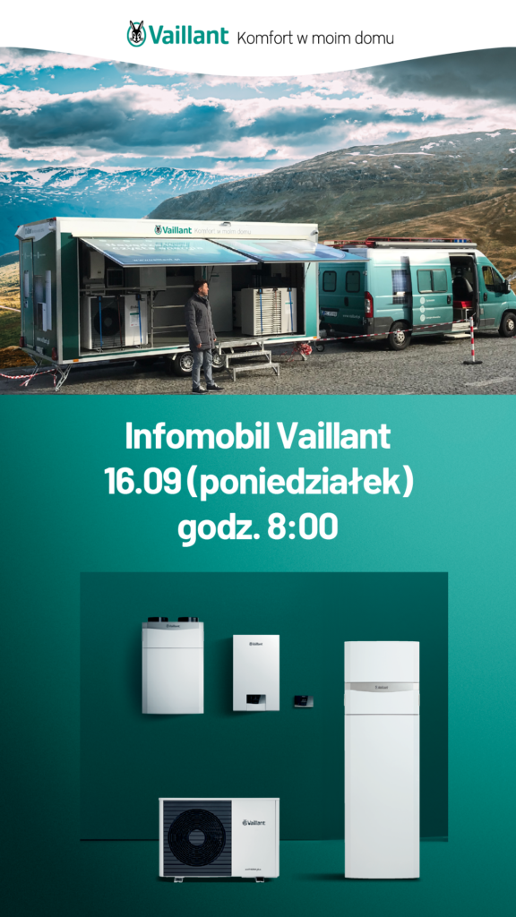 Infomobil Vaillant + szkolenie autoryzacyjne na pompy ciepła